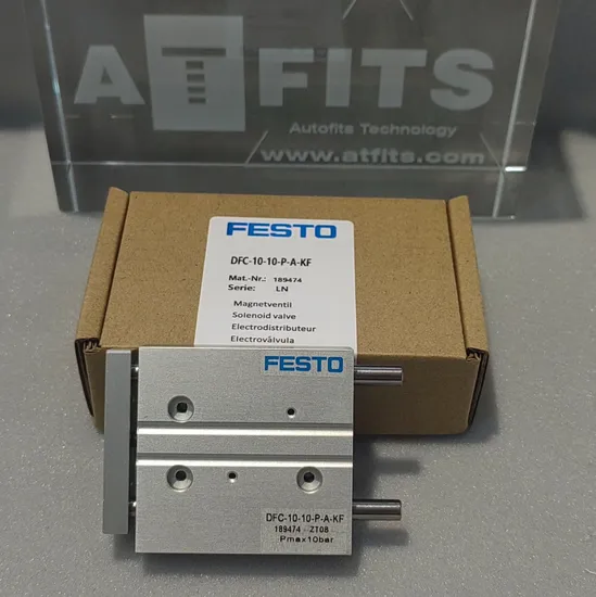 New Original Festos Dfc-10-10-P-a-Kf Pneumatic Cylinder Mini Sled 189474 Fast Shipping
